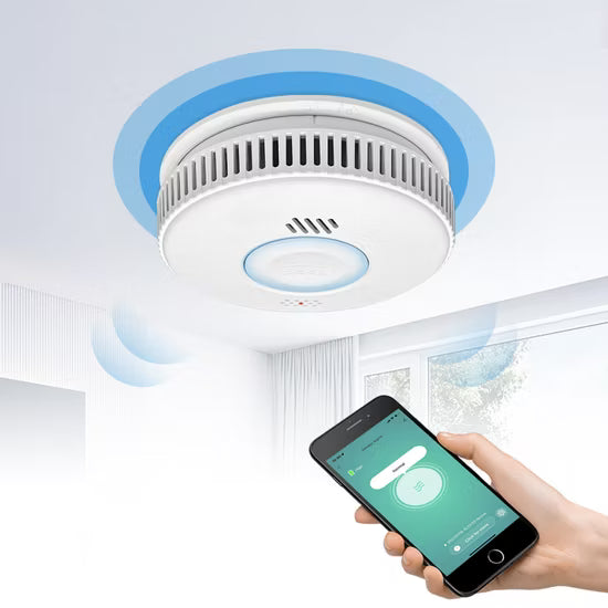 Détecteur de Fumée WiFi Intelligent – Alerte Mobile Instantanée