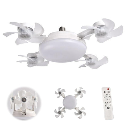Ventilateur de Plafond LED Design avec Télécommande – Silencieux & Économique