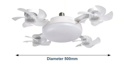 Ventilateur de Plafond LED Design avec Télécommande – Silencieux & Économique