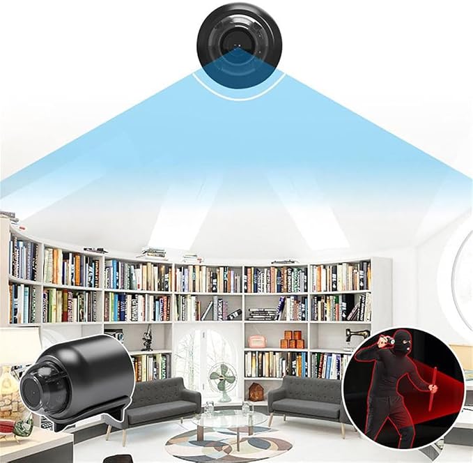 Mini Caméra WiFi 4K Ultra Discrète – Surveillance à Distance 24h/24